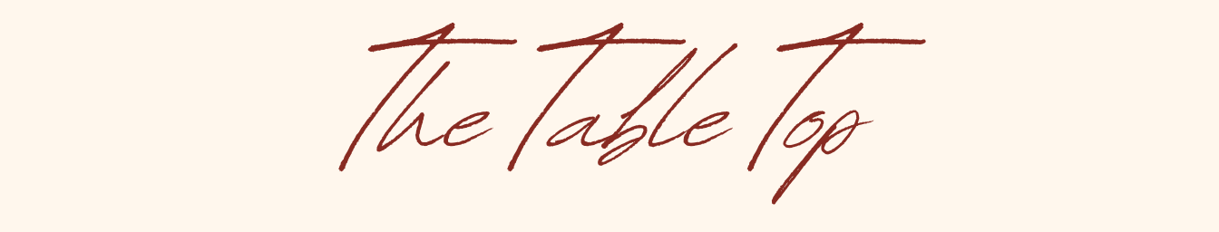 The Table Top - a creative diary by cvn.pit